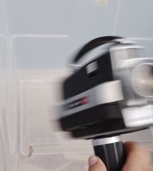 Vintage Black and Silver 8mm Movie Camera